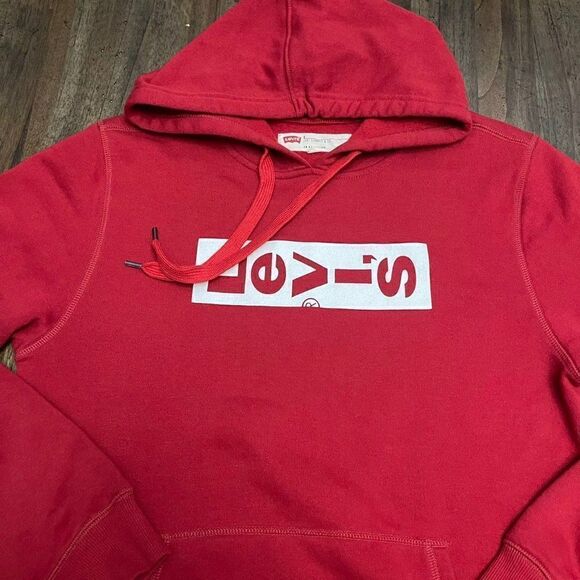 Levi's Men's Small Graphic Hoodie - Picture 2 of 9